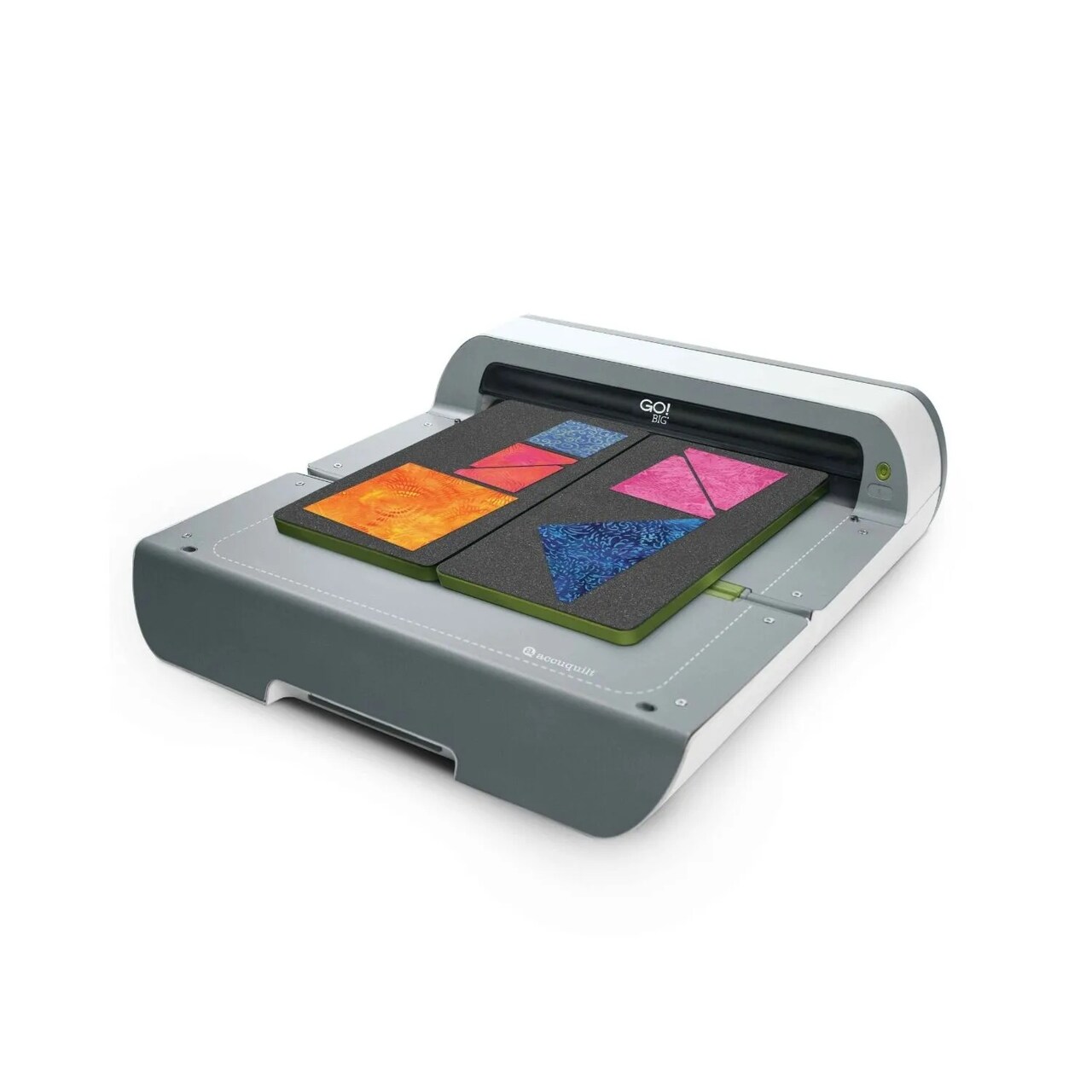 AccuQuilt GO! Big Electric Fabric Cutter Starter Set – Fast, Accurate Quilting Cuts